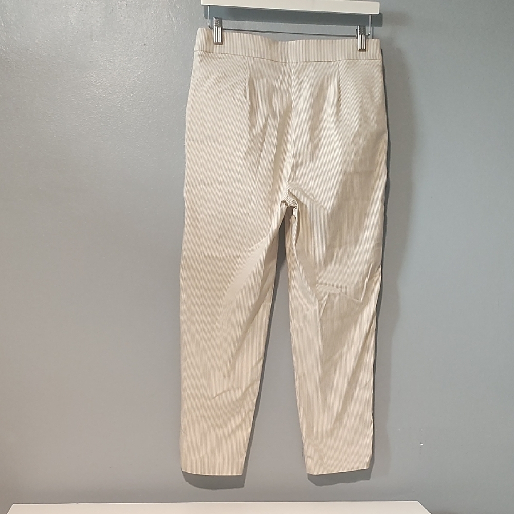 Counterparts Women's Cream with White Pin Striped Pants - Picture 14 of 17